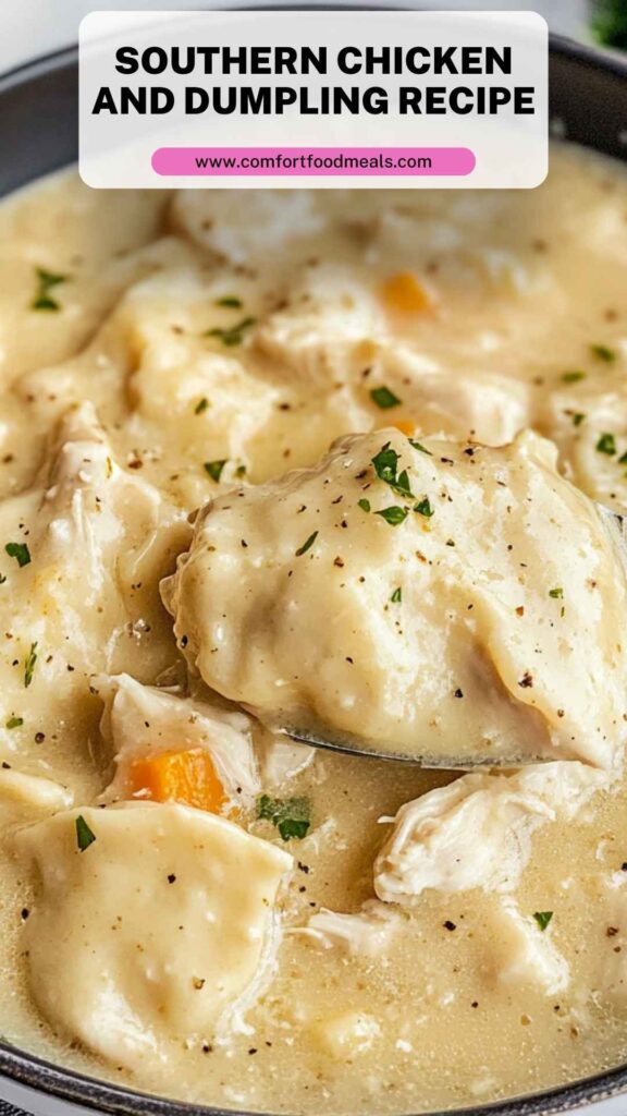 Southern Chicken And Dumpling Recipe