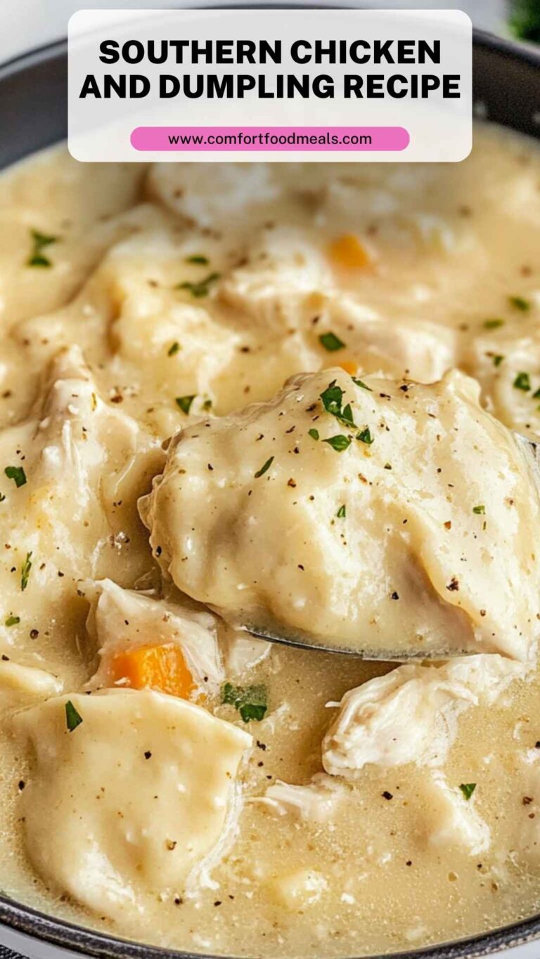 Southern Chicken And Dumpling Recipe – Comfort Food Meals
