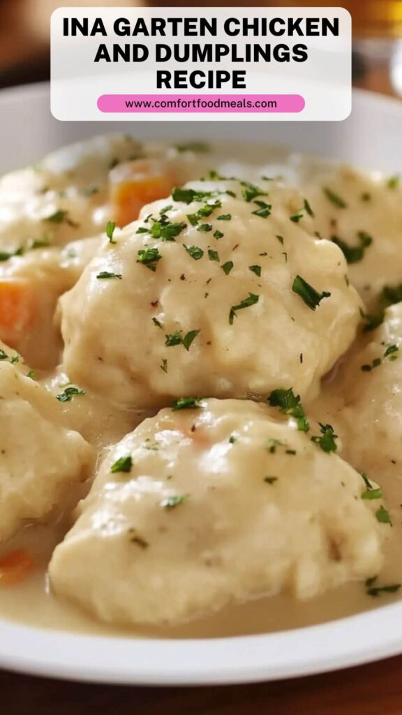Ina Garten Chicken and Dumplings Recipe