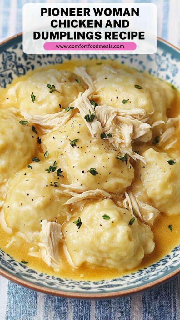Pioneer Woman Chicken And Dumplings Recipe