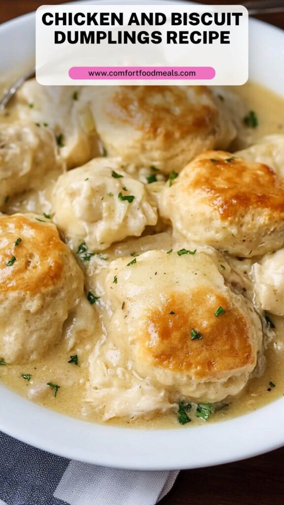 Chicken and Biscuit Dumplings Recipe