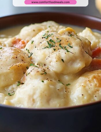 Chicken and Dumplings Recipe with Biscuits