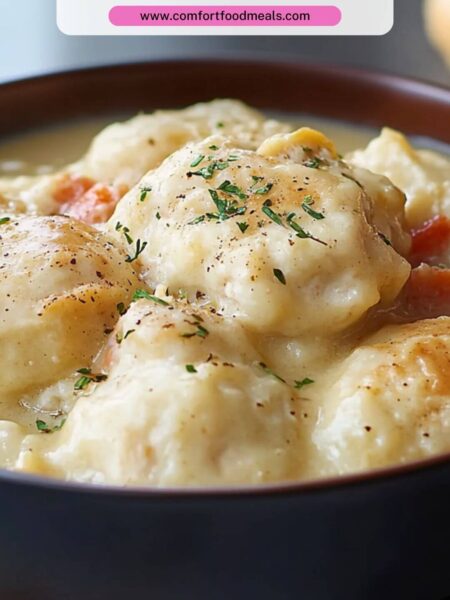 Chicken and Dumplings Recipe with Biscuits