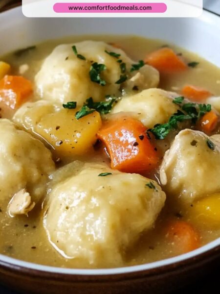 Chicken Stew and Dumplings Recipe