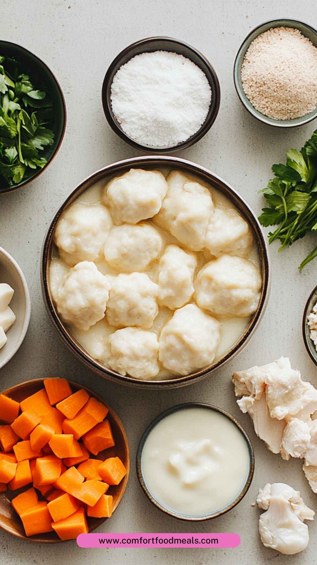 Creamy Chicken and Dumplings Copycat Recipe Creamy Chicken and Dumplings Copycat Recipe