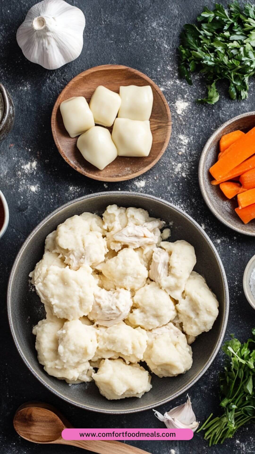 Chicken and Dumplings Copycat Recipe with Frozen Dumplings