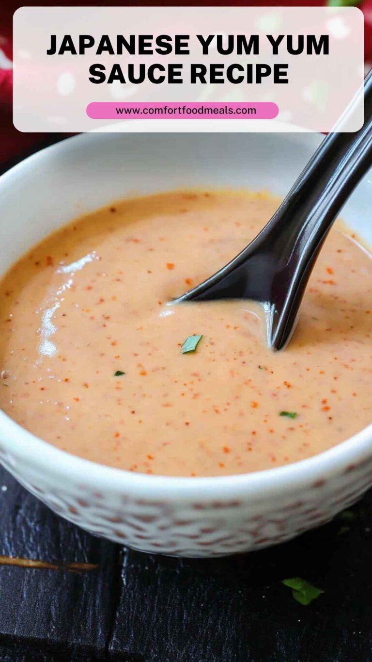 Japanese Yum Yum Sauce Recipe – Comfort Food Meals
