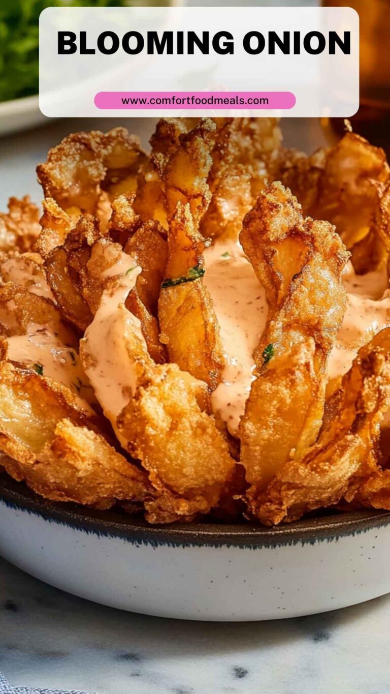 Blooming Onion – Comfort Food Meals