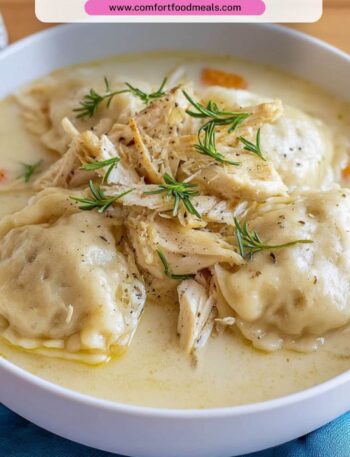 Chicken and Flat Dumplings Recipe