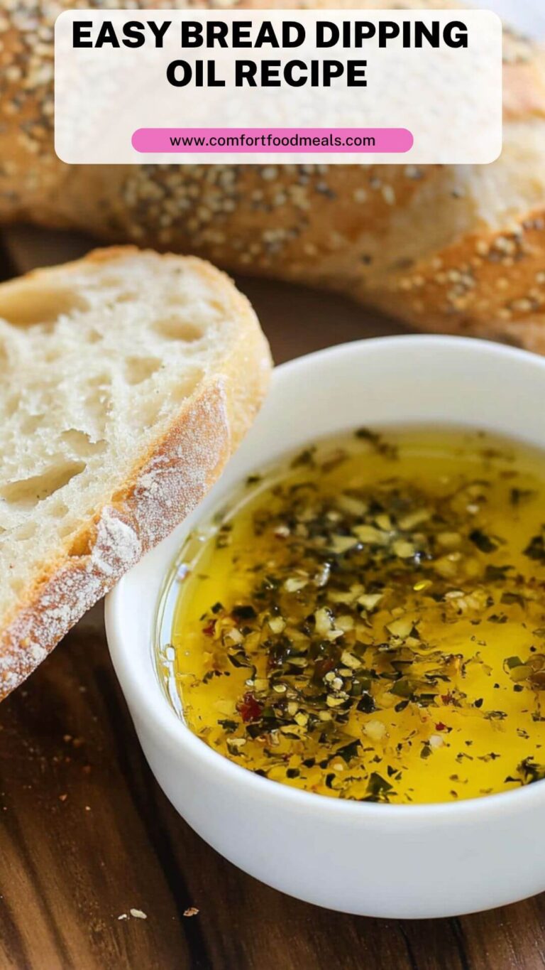 Easy Bread Dipping Oil Recipe – Comfort Food Meals