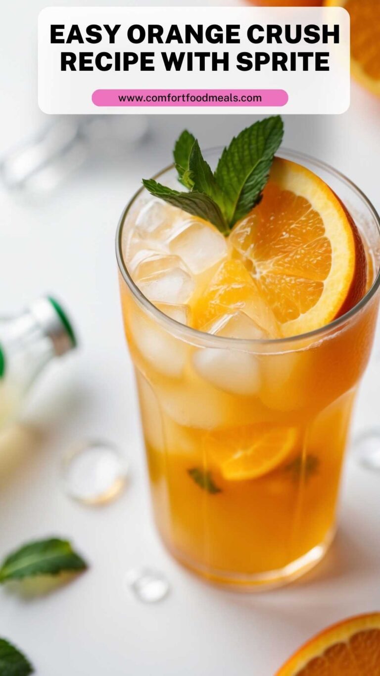 Easy Orange Crush Recipe With Sprite – Comfort Food Meals
