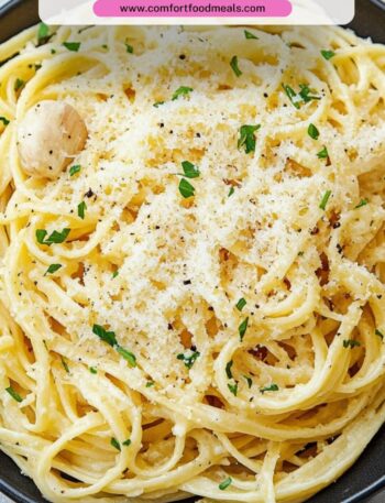 Parmesan Garlic Linguine Pasta Recipe
