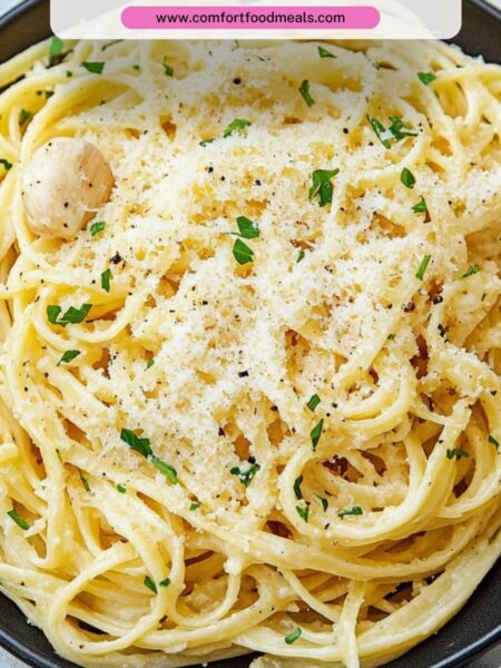 Parmesan Garlic Linguine Pasta Recipe