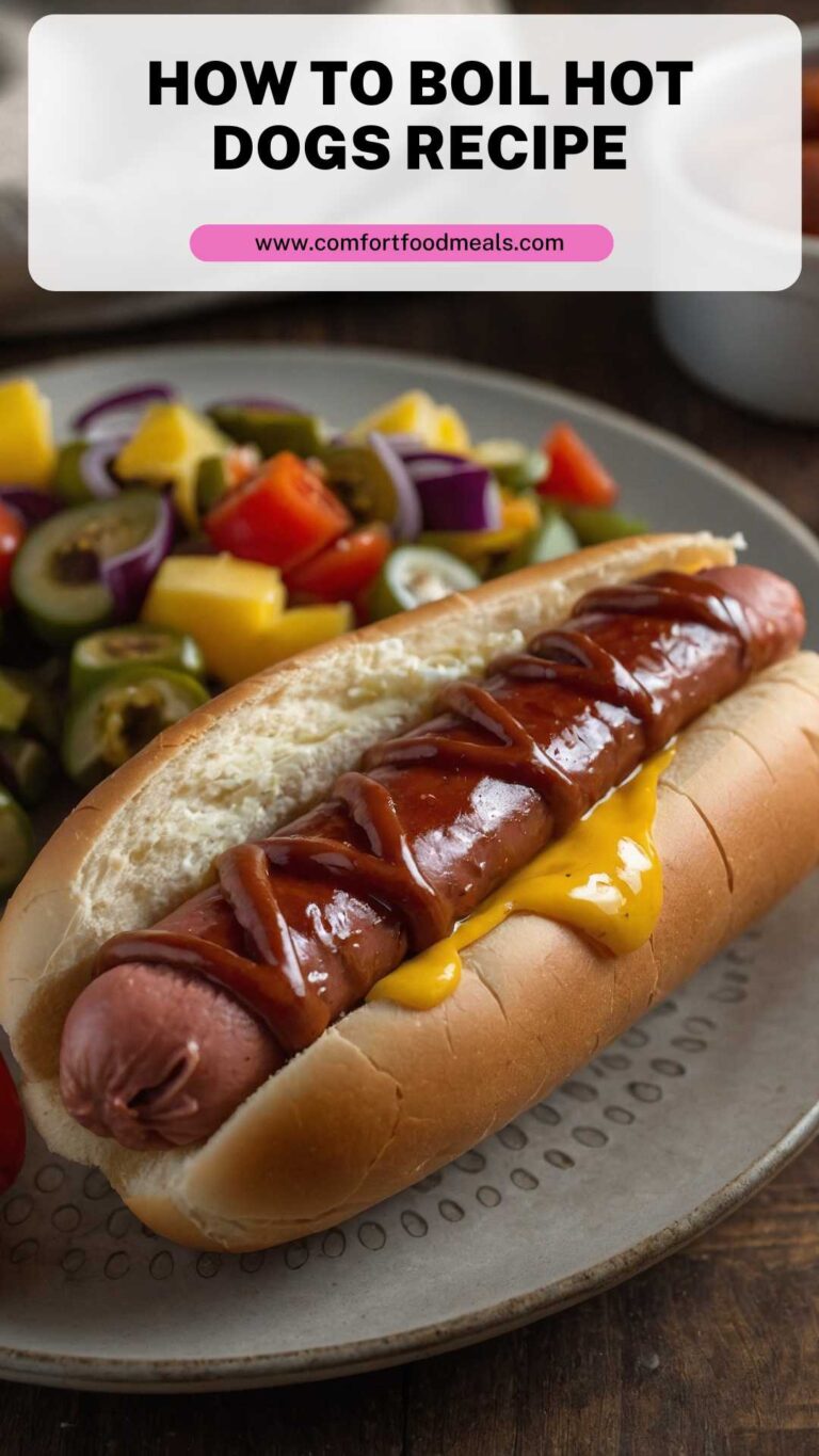 How To Boil Hot Dogs Recipe – Comfort Food Meals