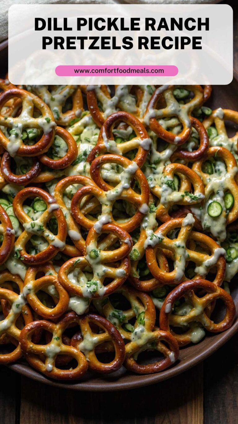Dill Pickle Ranch Pretzels Recipe – Comfort Food Meals