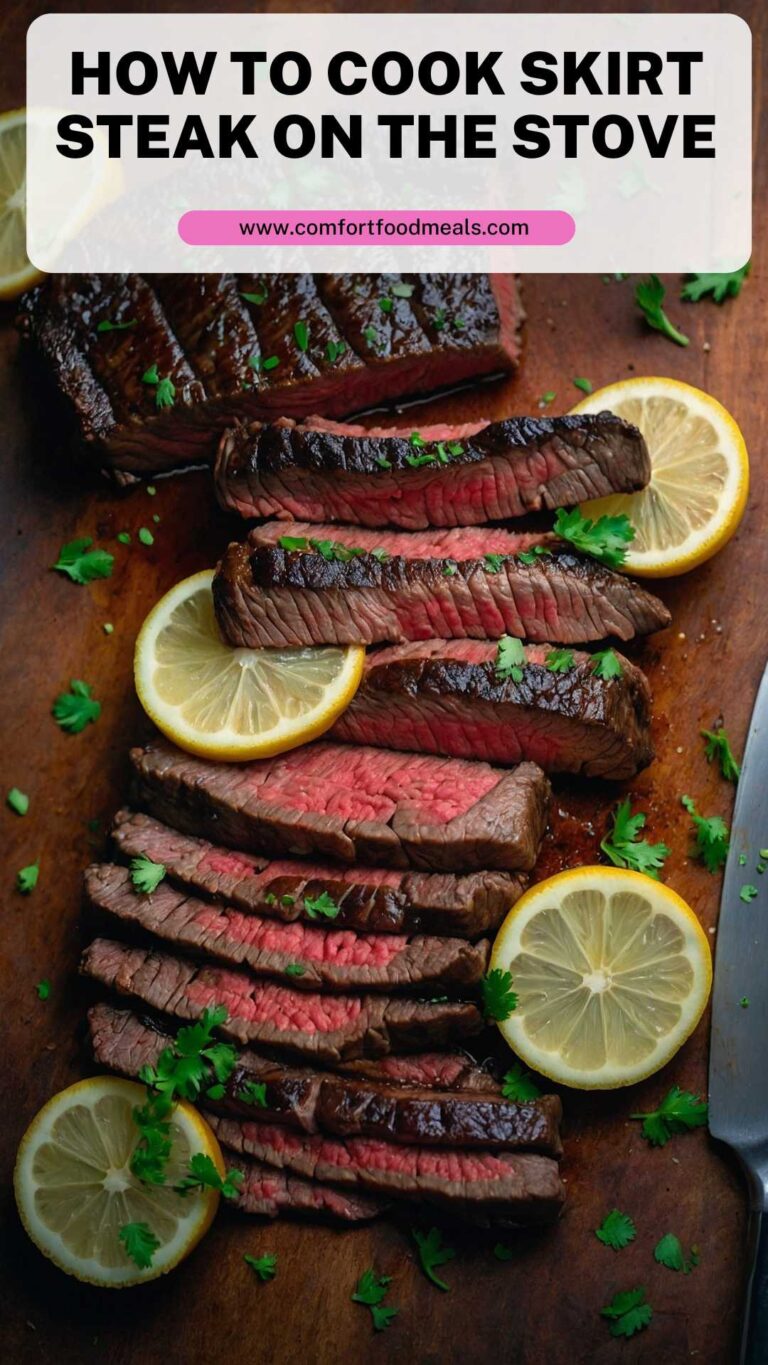 How To Cook Skirt Steak on the Stove – Comfort Food Meals