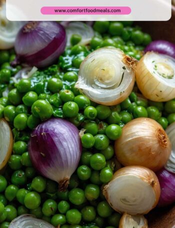 Seasoned Peas and Onions