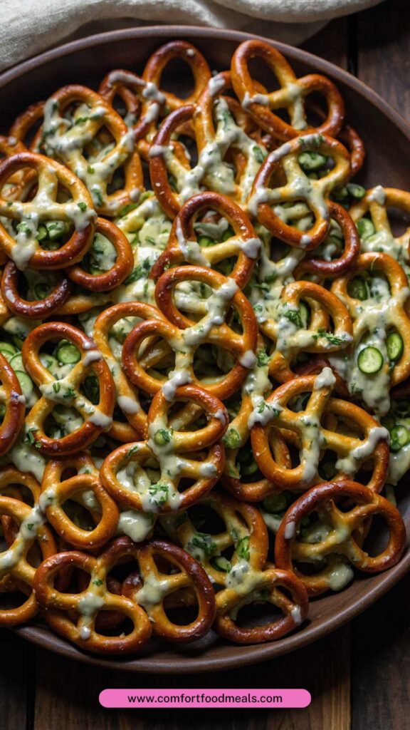 How to make Dill Pickle Ranch Pretzels Recipe How to make Dill Pickle Ranch Pretzels Recipe