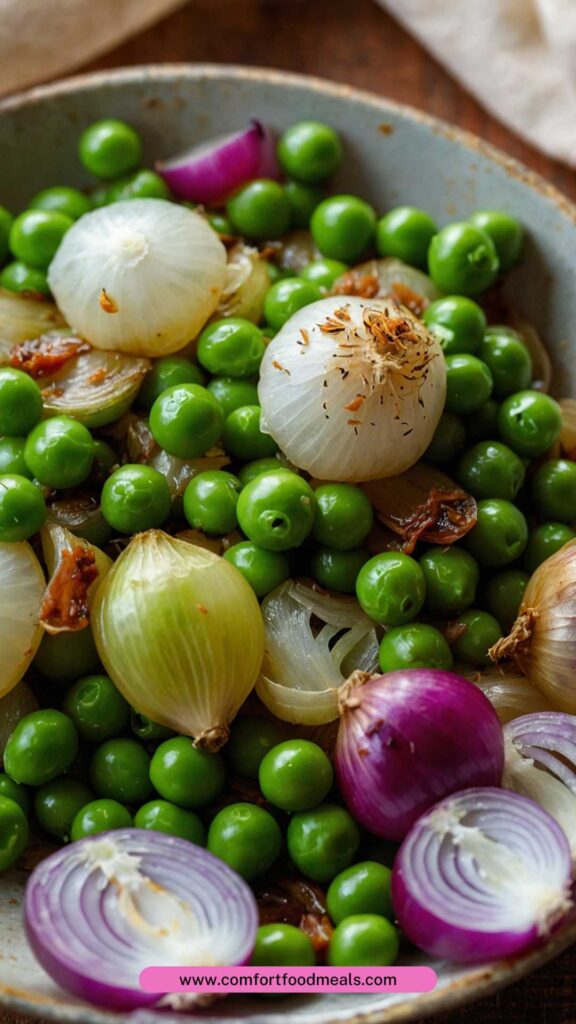 How to make Seasoned Peas and Onions How to make Seasoned Peas and Onions