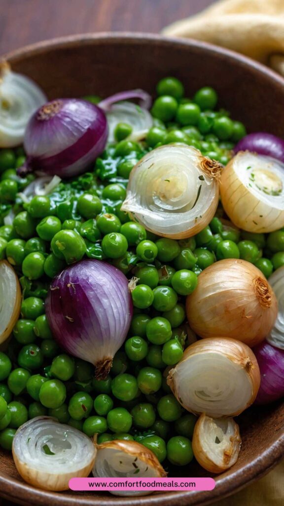 Seasoned Peas and Onions Recipe Seasoned Peas and Onions Recipe