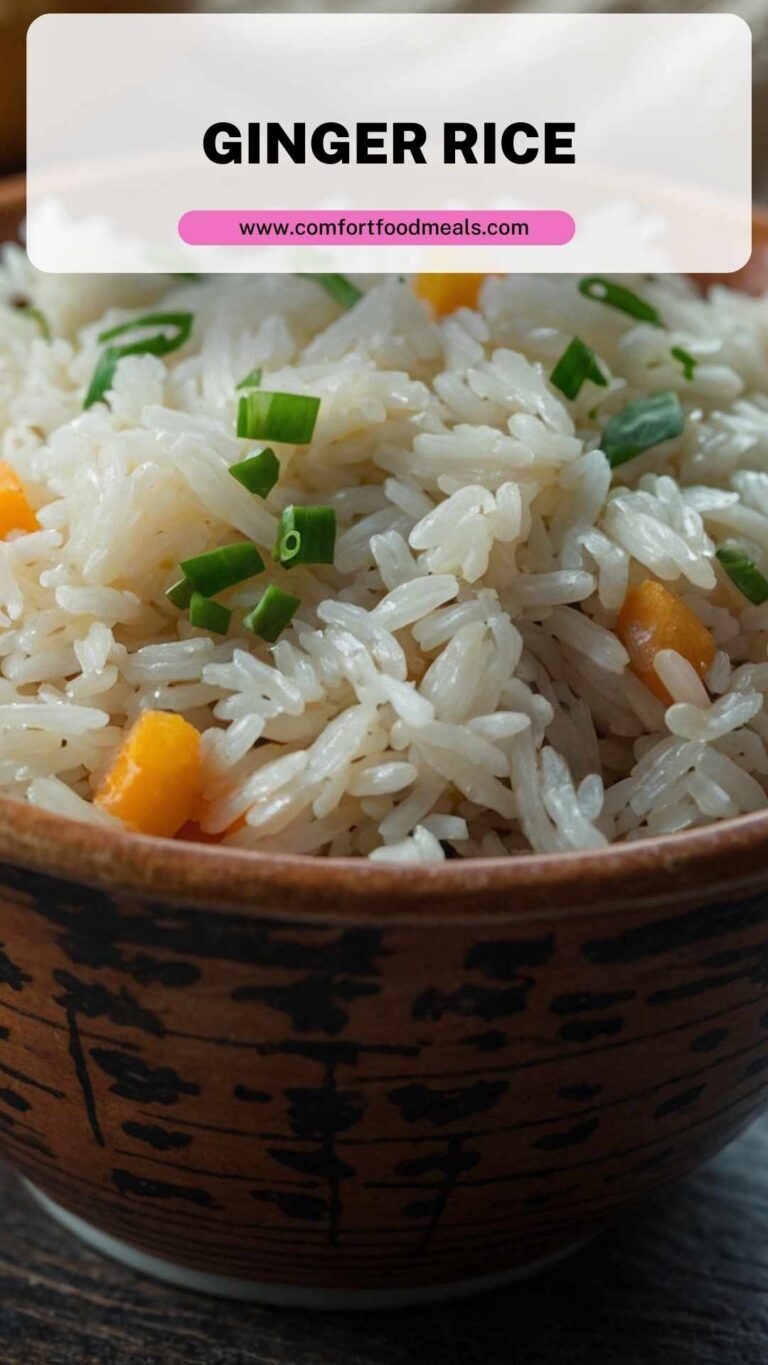Ginger Rice – Comfort Food Meals