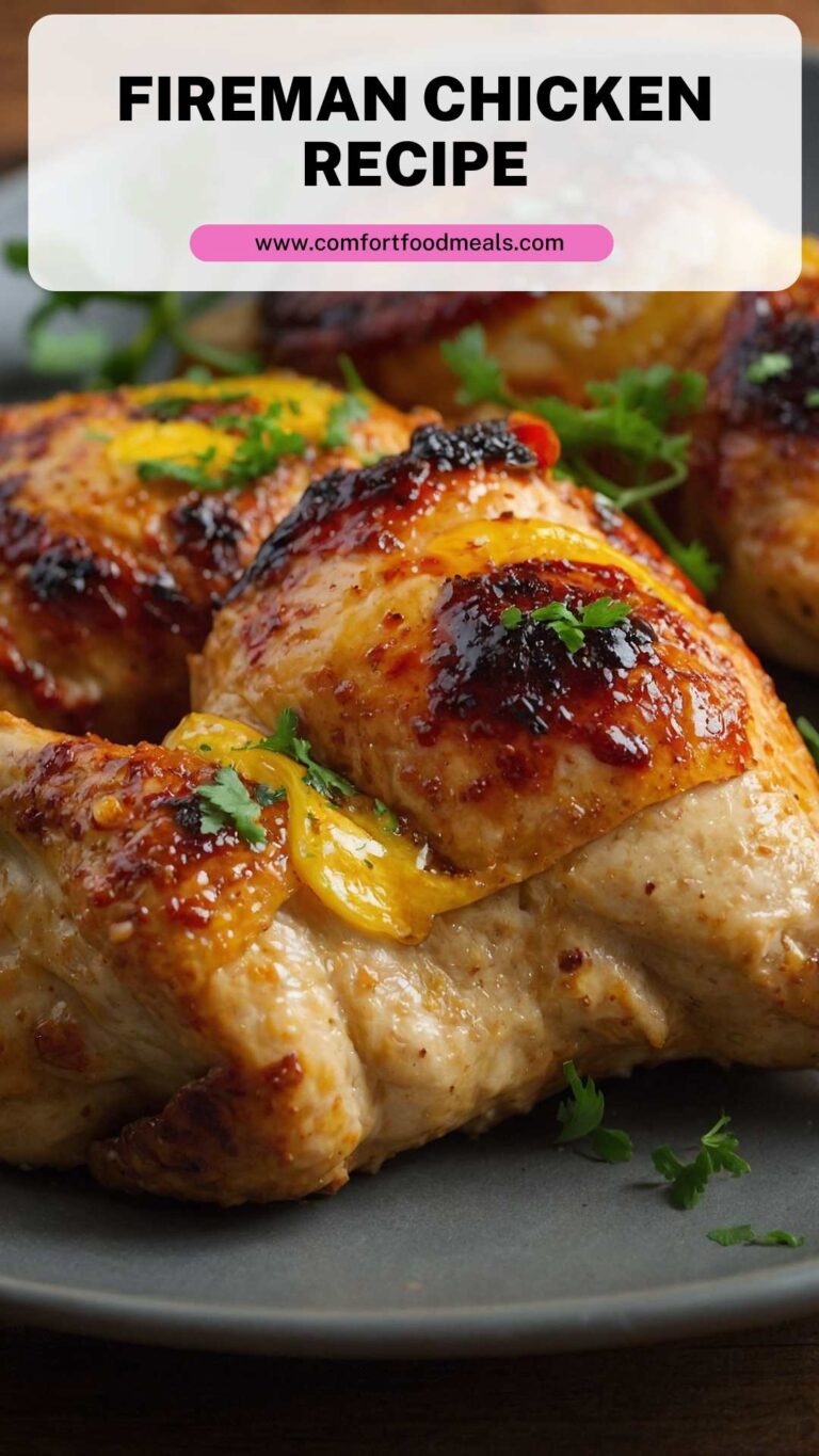 Fireman Chicken Recipe – Comfort Food Meals