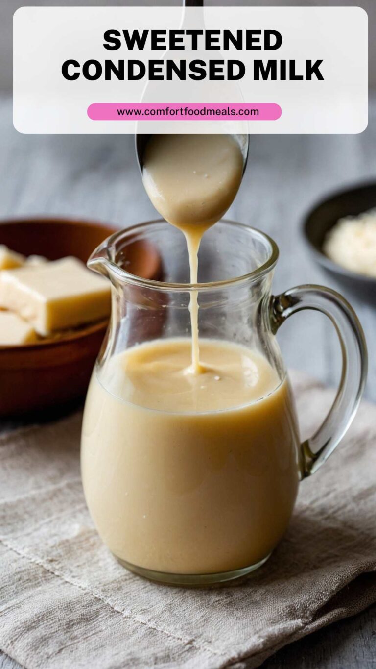 Sweetened Condensed Milk – Comfort Food Meals