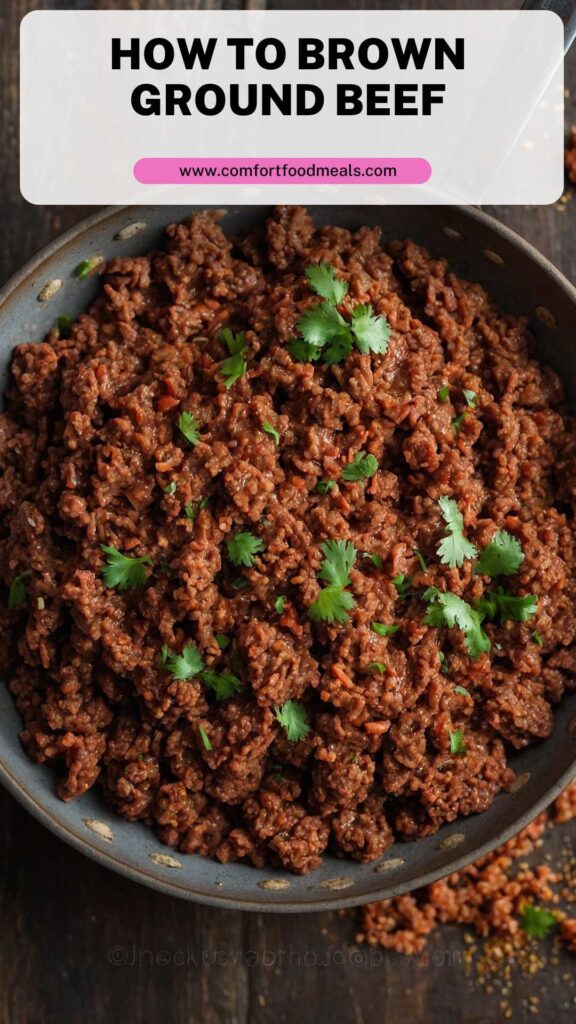 How To Brown Ground Beef How To Brown Ground Beef