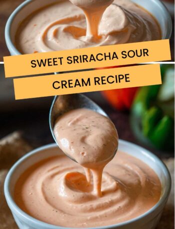 Sweet Sriracha Sour Cream Recipe