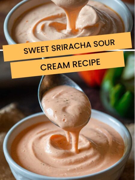 Sweet Sriracha Sour Cream Recipe
