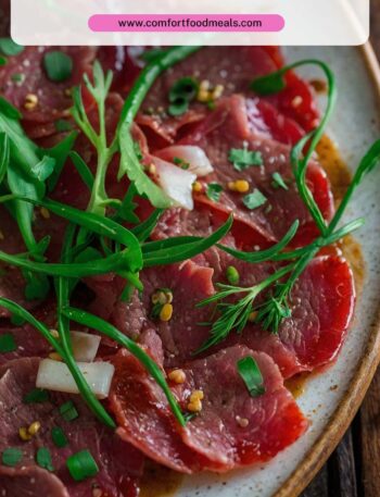 Beef Tenderloin Carpaccio Recipe