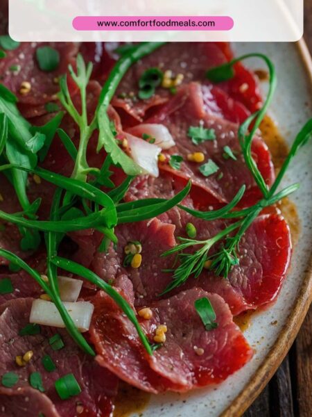 Beef Tenderloin Carpaccio Recipe
