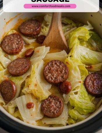 Slow Cooker Cabbage and Sausage Recipe