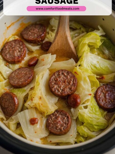 Slow Cooker Cabbage and Sausage Recipe