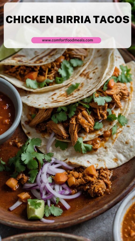 Chicken Birria Tacos