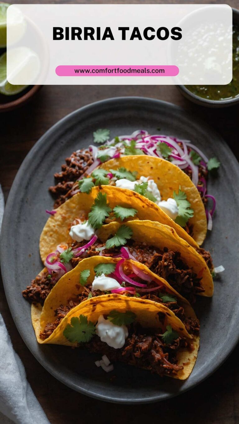 Birria Tacos – Comfort Food Meals