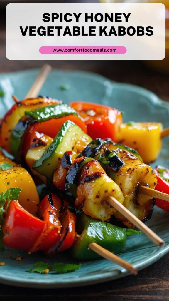 Spicy Honey Vegetable Kabobs