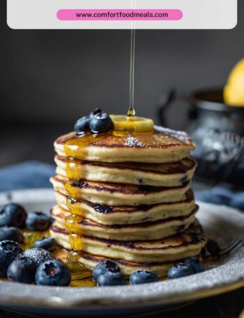Blueberry Lemon Ricotta Pancakes