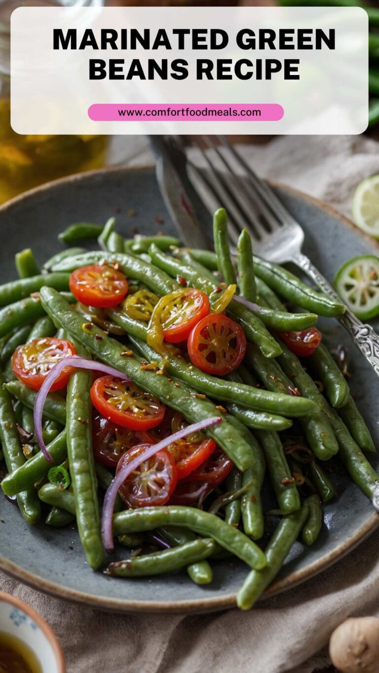 Marinated Green Beans Recipe – Comfort Food Meals