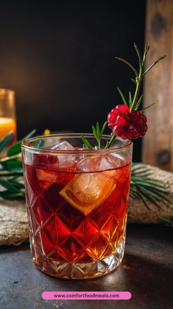 How to make Whiskey Holiday Fizz