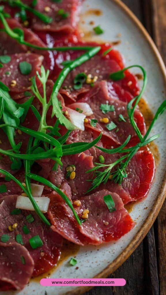 How to make Beef Tenderloin Carpaccio Recipe