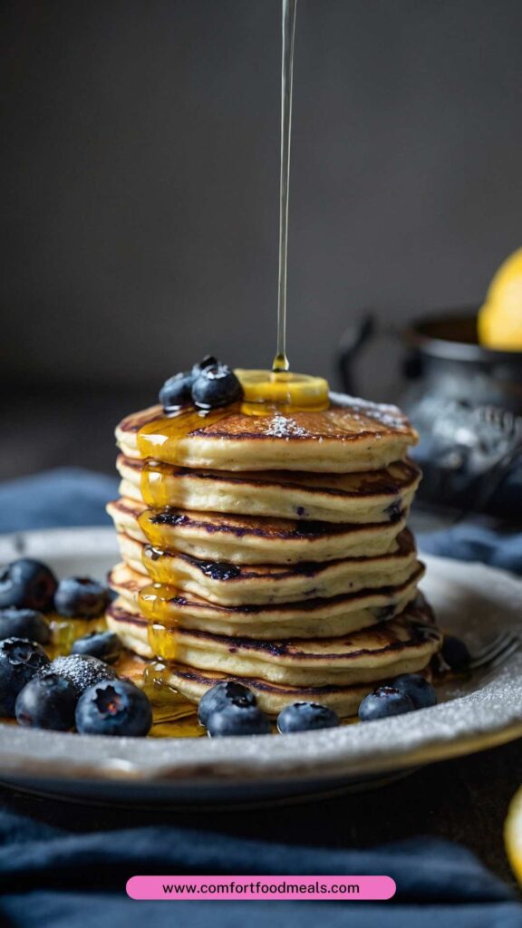 How to make Blueberry Lemon Ricotta Pancakes