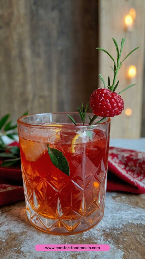 Whiskey Holiday Fizz Recipe