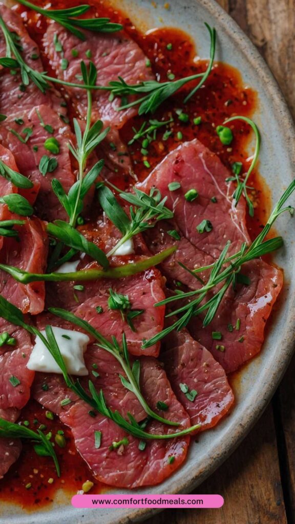 Beef Tenderloin Carpaccio