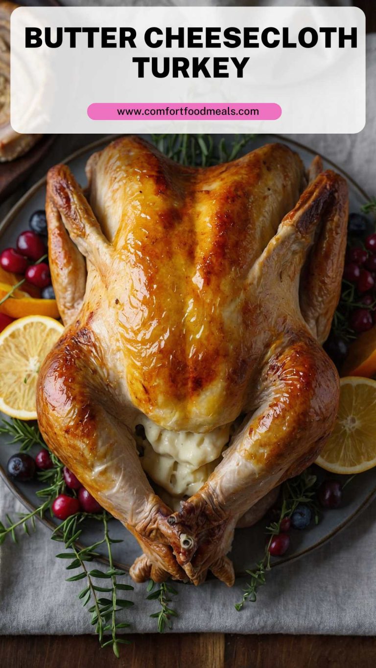 Butter Cheesecloth Turkey – Comfort Food Meals