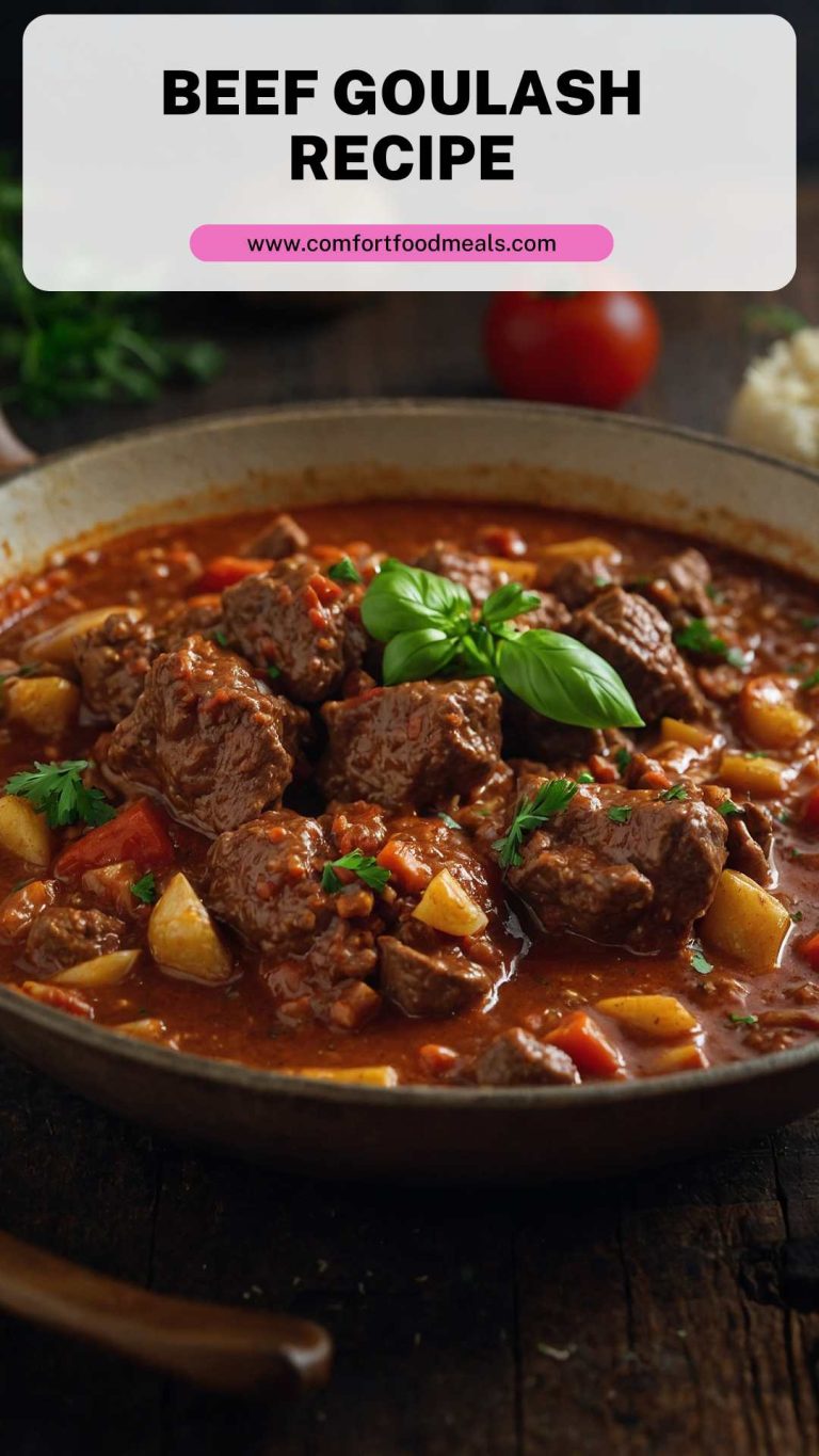 Beef Goulash Recipe – Comfort Food Meals
