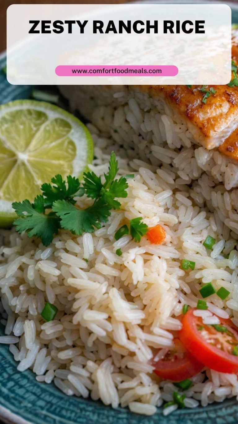 Zesty Ranch Rice – Comfort Food Meals