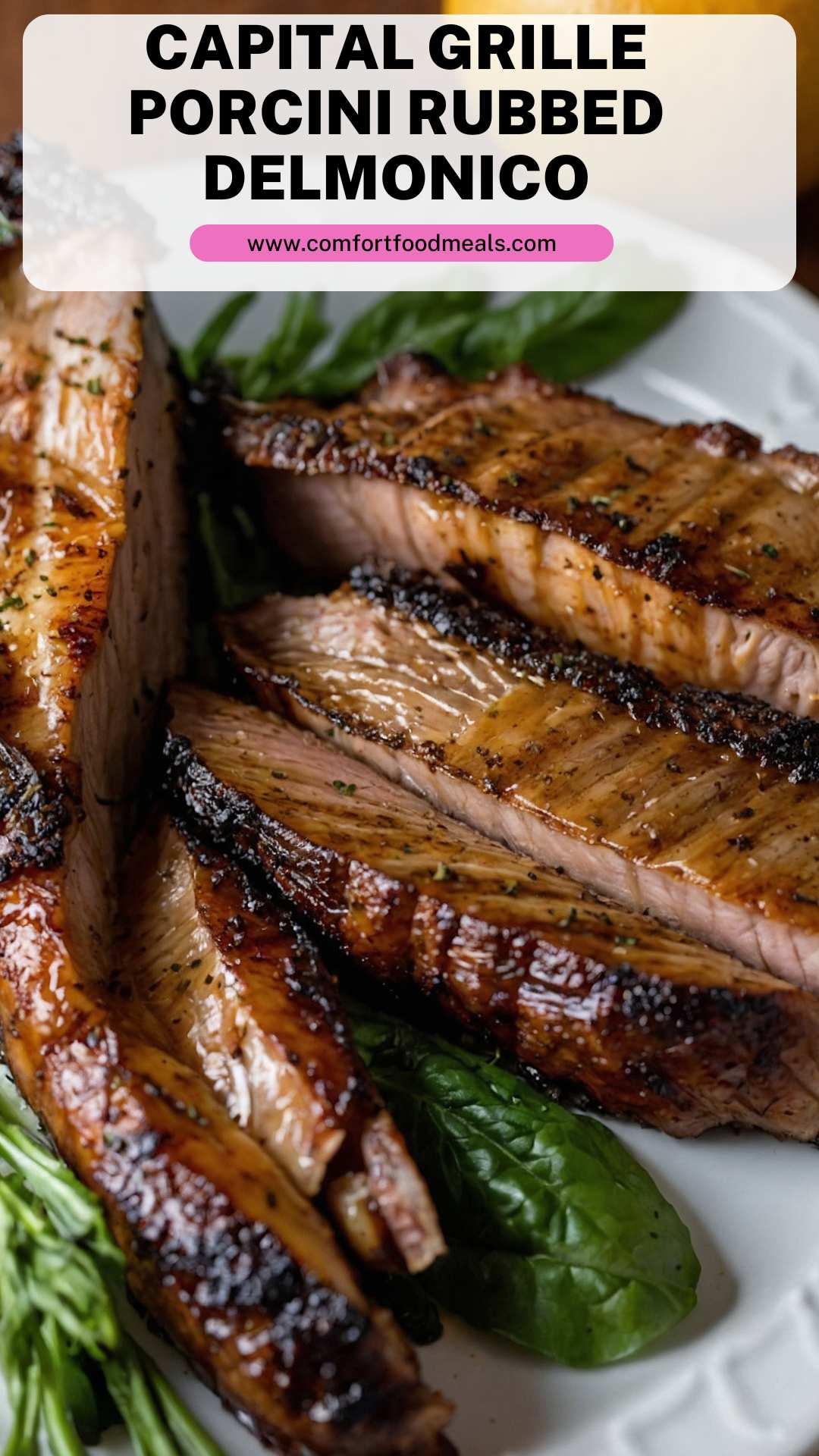 Capital Grille Porcini Rubbed Delmonico