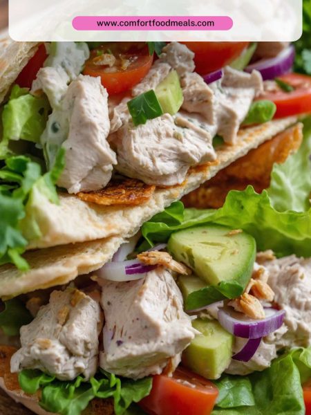Chicken Salad Pitas
