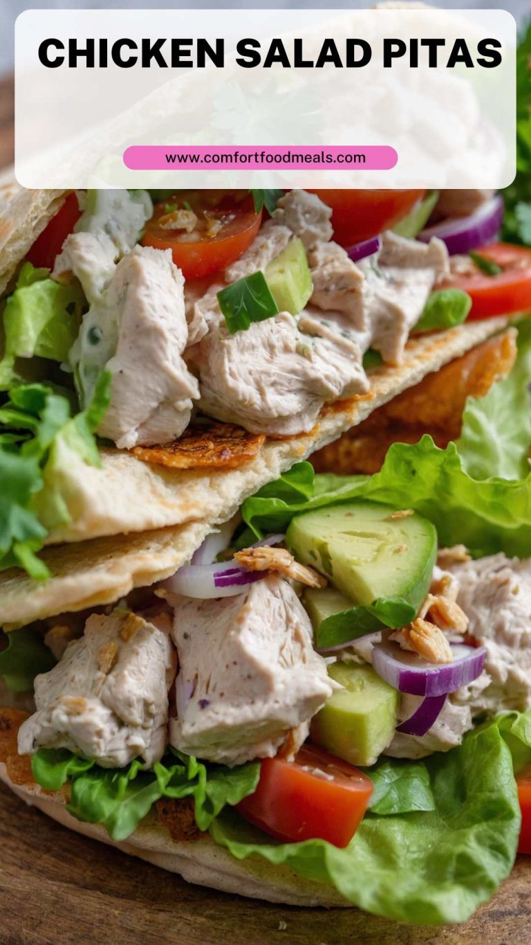 Chicken Salad Pitas – Comfort Food Meals